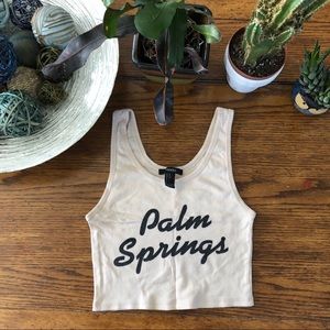 Forever 21 Palm Springs Crop Top